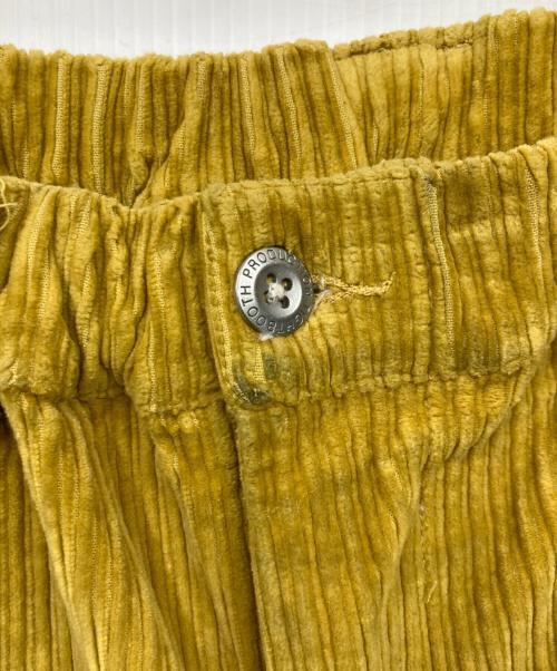 TIGHTBOOTH PRODUCTION（タイトブースプロダクション）TIGHTBOOTH PRODUCTION (タイトブースプロダクション) コーデュロイパンツ イエロー サイズ:XLの古着・服飾アイテム