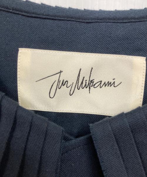 JUN MIKAMI（ジュン ミカミ）JUN MIKAMI (ジュン ミカミ) ウールフリルシャツ ネイビー サイズ:-の古着・服飾アイテム