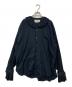 JUN MIKAMI（ジュン ミカミ）の古着「ウールフリルシャツ」｜ネイビー