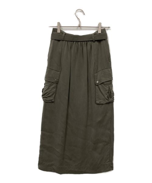 CADUNE（カデュネ）CADUNE (カデュネ) ワークスカート カーキ サイズ:36の古着・服飾アイテム