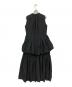 ETRE TOKYO (エトレトウキョウ) バルーンティアードワンピース ブラック サイズ:F：10000円