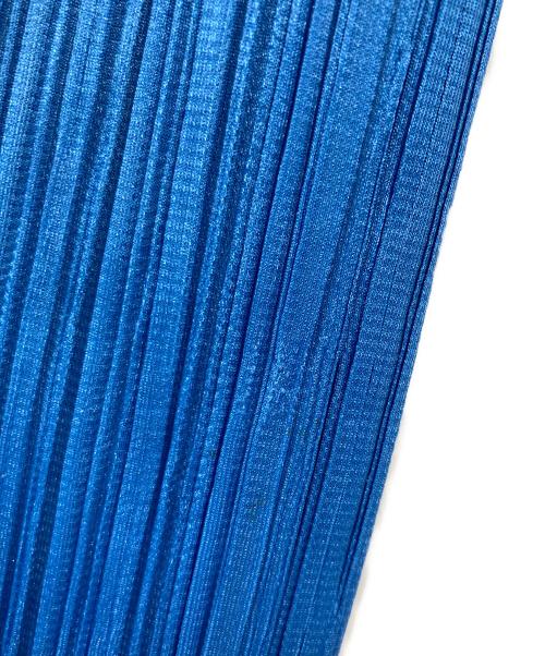 PLEATS PLEASE（プリーツプリーズ）PLEATS PLEASE (プリーツプリーズ) カーディガン ブルー サイズ:3の古着・服飾アイテム