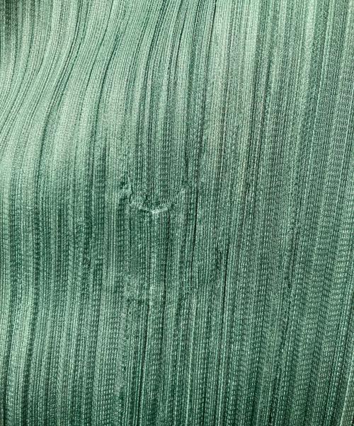 PLEATS PLEASE（プリーツプリーズ）PLEATS PLEASE (プリーツプリーズ) ノースリーブマキシワンピース グリーン サイズ:2の古着・服飾アイテム