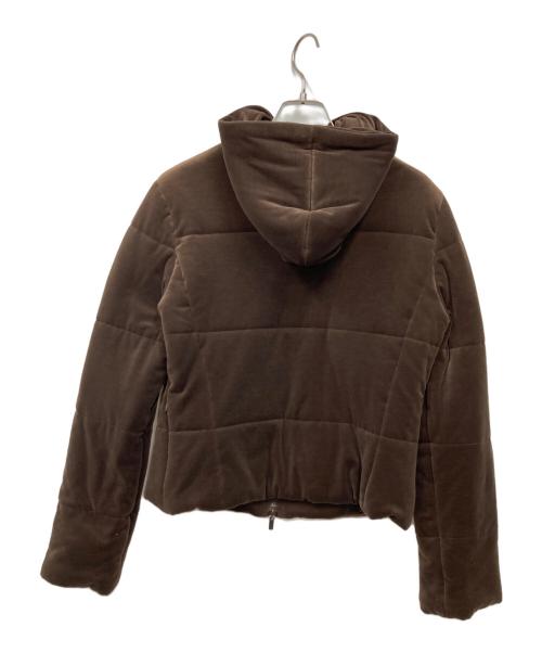 FOXEY（フォクシー）FOXEY (フォクシー) ベロアパーカー グリーン サイズ:SIZE40の古着・服飾アイテム