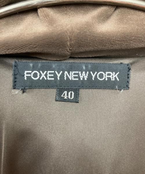 FOXEY（フォクシー）FOXEY (フォクシー) ベロアパーカー グリーン サイズ:SIZE40の古着・服飾アイテム