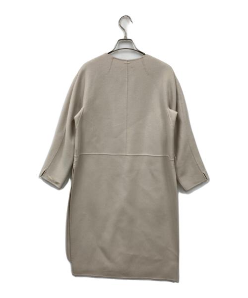 'S Max Mara（エスマックスマーラ）'S Max Mara (エスマックスマーラ) ノーカラーコート ベージュ サイズ:40の古着・服飾アイテム