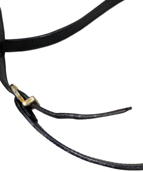 Salvatore Ferragamo（サルヴァトーレ フェラガモ）Salvatore Ferragamo (サルヴァトーレ フェラガモ) ヴァラリボンショルダーバッグ ブラックの古着・服飾アイテム