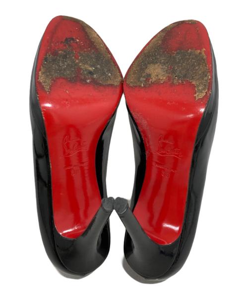 Christian Louboutin（クリスチャン・ルブタン）Christian Louboutin (クリスチャン・ルブタン) パテントパンプス ブラック サイズ:38の古着・服飾アイテム