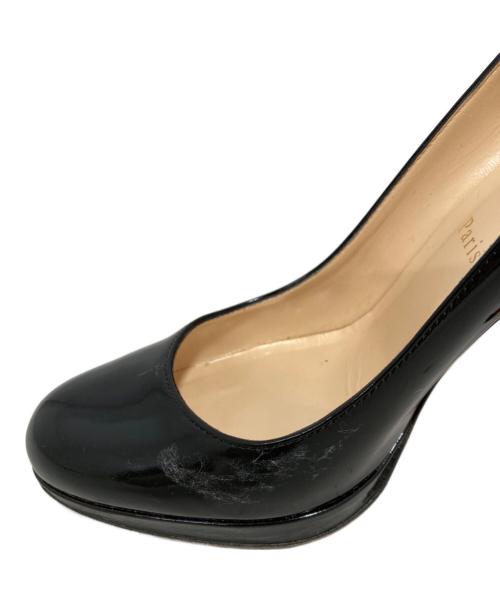Christian Louboutin（クリスチャン・ルブタン）Christian Louboutin (クリスチャン・ルブタン) パテントパンプス ブラック サイズ:38の古着・服飾アイテム