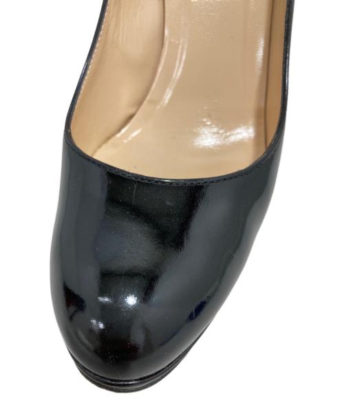 Christian Louboutin（クリスチャン・ルブタン）Christian Louboutin (クリスチャン・ルブタン) パテントパンプス ブラック サイズ:38の古着・服飾アイテム