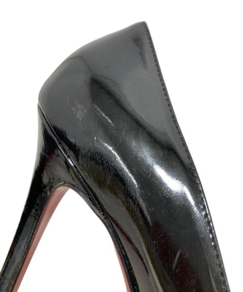 Christian Louboutin（クリスチャン・ルブタン）Christian Louboutin (クリスチャン・ルブタン) パテントパンプス ブラック サイズ:38の古着・服飾アイテム