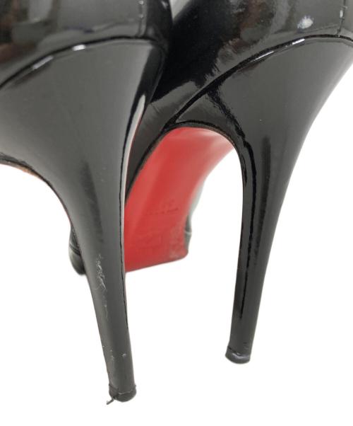 Christian Louboutin（クリスチャン・ルブタン）Christian Louboutin (クリスチャン・ルブタン) パテントパンプス ブラック サイズ:38の古着・服飾アイテム