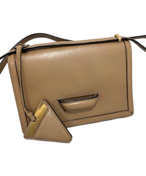 LOEWE（ロエベ）LOEWE (ロエベ) バルセロナショルダーバッグ ベージュの古着・服飾アイテム