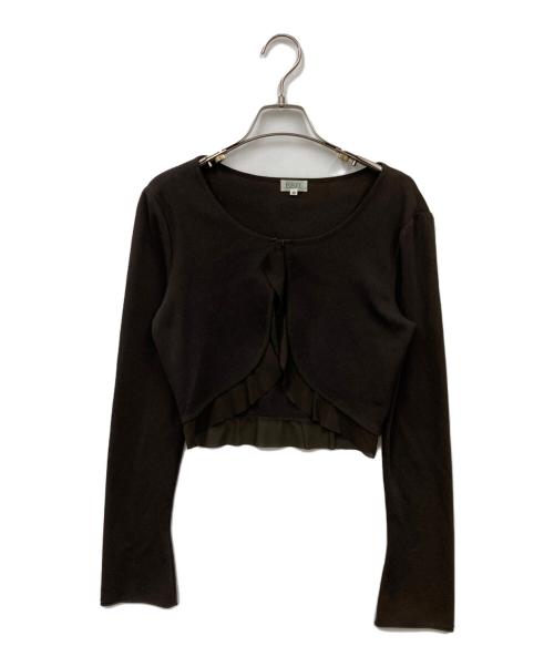 FOXEY（フォクシー）FOXEY (フォクシー) カーディガン ブラウン サイズ:40の古着・服飾アイテム
