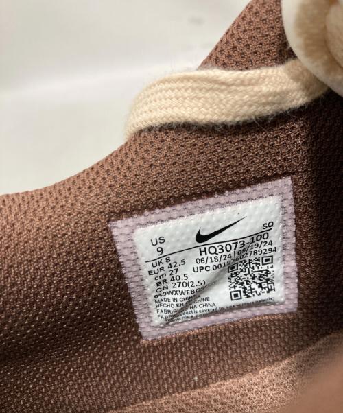 NIKE（ナイキ）NIKE (ナイキ) Travis Scott (トラヴィススコット) Nike Zoom Field Jaxx ホワイト×ブラウン サイズ:27 未使用品の古着・服飾アイテム