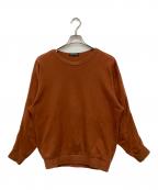 ISSEY MIYAKEイッセイミヤケ）の古着「バックロゴスウェット」｜オレンジ