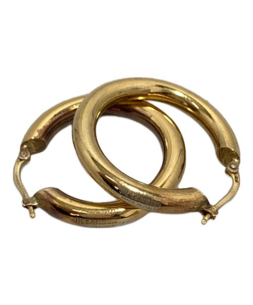 JIL SANDER（ジルサンダー）JIL SANDER (ジルサンダー) フープピアス ゴールドの古着・服飾アイテム