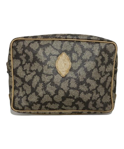 Yves Saint Laurent（イヴサンローラン）Yves Saint Laurent (イヴサンローラン) ボストンバッグ グレーの古着・服飾アイテム