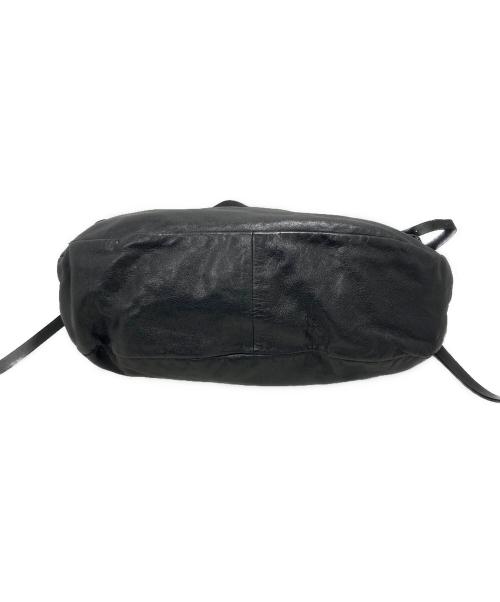 JIMMY CHOO（ジミーチュウ）JIMMY CHOO (ジミーチュウ) バイカーチェーンショルダーバッグ ブラックの古着・服飾アイテム