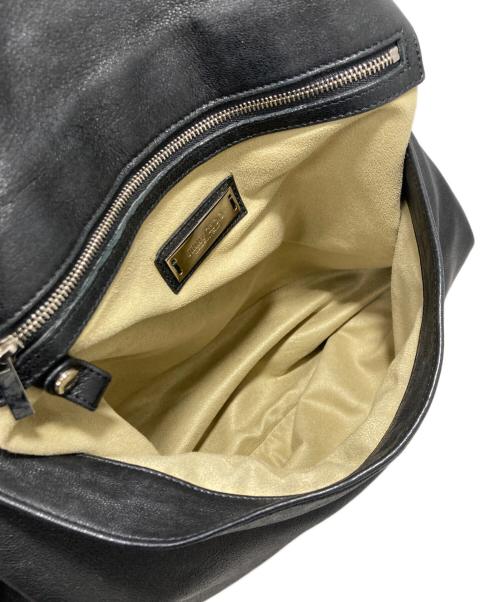 JIMMY CHOO（ジミーチュウ）JIMMY CHOO (ジミーチュウ) バイカーチェーンショルダーバッグ ブラックの古着・服飾アイテム