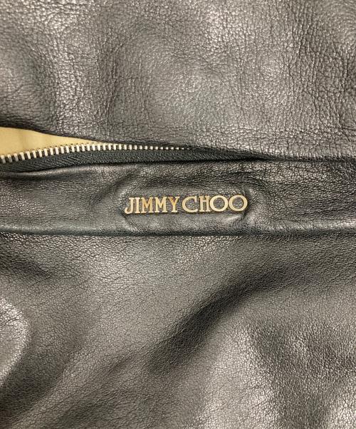 JIMMY CHOO（ジミーチュウ）JIMMY CHOO (ジミーチュウ) バイカーチェーンショルダーバッグ ブラックの古着・服飾アイテム
