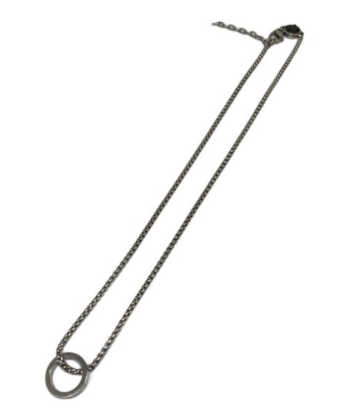 DIESEL（ディーゼル）DIESEL (ディーゼル) リングネックレス シルバーの古着・服飾アイテム