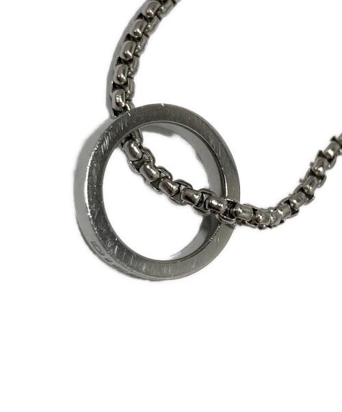 DIESEL（ディーゼル）DIESEL (ディーゼル) リングネックレス シルバーの古着・服飾アイテム