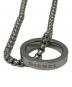 DIESEL (ディーゼル) リングネックレス シルバー：6000円