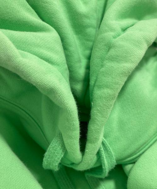 stussy（ステューシー）stussy (ステューシー) ロゴパーカー 黄緑 サイズ:Lの古着・服飾アイテム