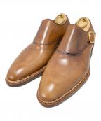 MECCARIELLOメッカリエロ）の古着「モンクストラップシューズ」｜ブラウン