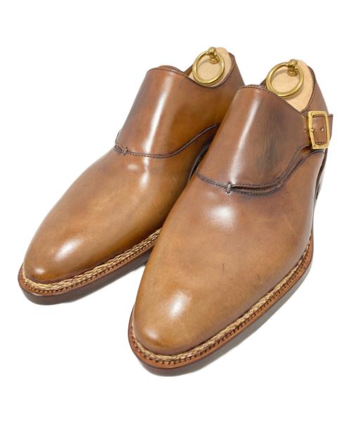 MECCARIELLO（メッカリエロ）meccariello (メッカリエロ) モンクストラップシューズ ブラウン サイズ:77の古着・服飾アイテム