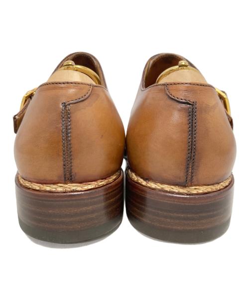 MECCARIELLO（メッカリエロ）meccariello (メッカリエロ) モンクストラップシューズ ブラウン サイズ:77の古着・服飾アイテム