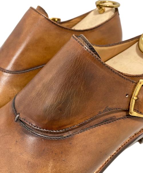 MECCARIELLO（メッカリエロ）meccariello (メッカリエロ) モンクストラップシューズ ブラウン サイズ:77の古着・服飾アイテム