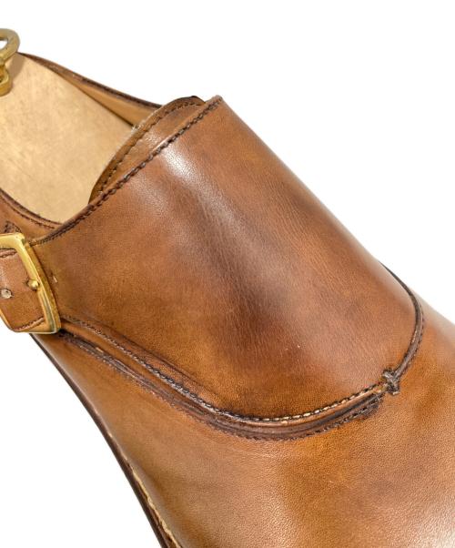 MECCARIELLO（メッカリエロ）meccariello (メッカリエロ) モンクストラップシューズ ブラウン サイズ:77の古着・服飾アイテム