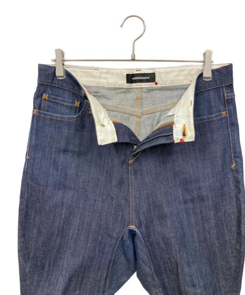 PHENOMENON（フェノメノン）PHENOMENON (フェノメノン) ニッカ サルエル デニムパンツ ブルー サイズ:Lの古着・服飾アイテム
