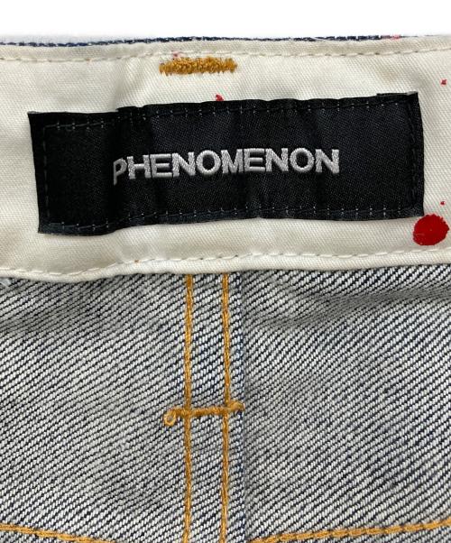 PHENOMENON（フェノメノン）PHENOMENON (フェノメノン) ニッカ サルエル デニムパンツ ブルー サイズ:Lの古着・服飾アイテム