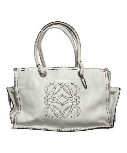 LOEWE（ロエベ）LOEWE (ロエベ) トートバッグ ホワイトの古着・服飾アイテム