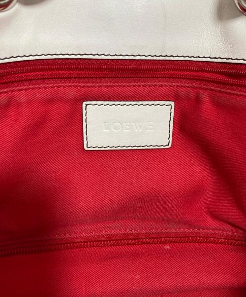 LOEWE（ロエベ）LOEWE (ロエベ) トートバッグ ホワイトの古着・服飾アイテム