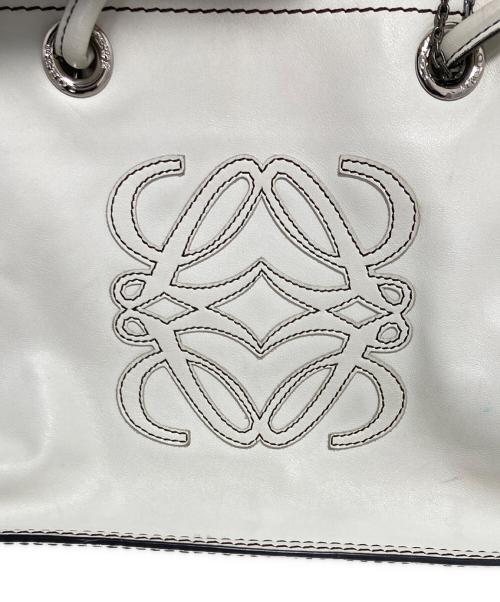 LOEWE（ロエベ）LOEWE (ロエベ) トートバッグ ホワイトの古着・服飾アイテム