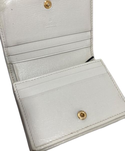 GUCCI（グッチ）GUCCI (グッチ) GGスプリームホースビットウォレット グレーの古着・服飾アイテム