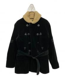 POLO RALPH LAUREN（ポロ・ラルフローレン）の古着「裏地ムートン コーデュロイコート」｜ブラック