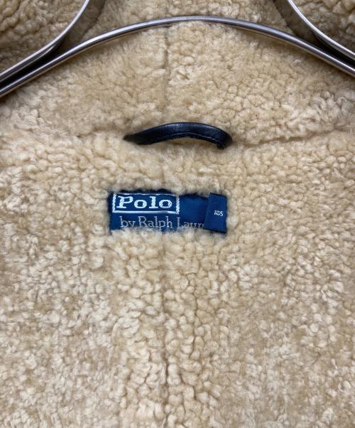 POLO RALPH LAUREN（ポロ・ラルフローレン）POLO RALPH LAUREN (ポロ・ラルフローレン) 裏地ムートン コーデュロイコート ブラック サイズ:Mの古着・服飾アイテム