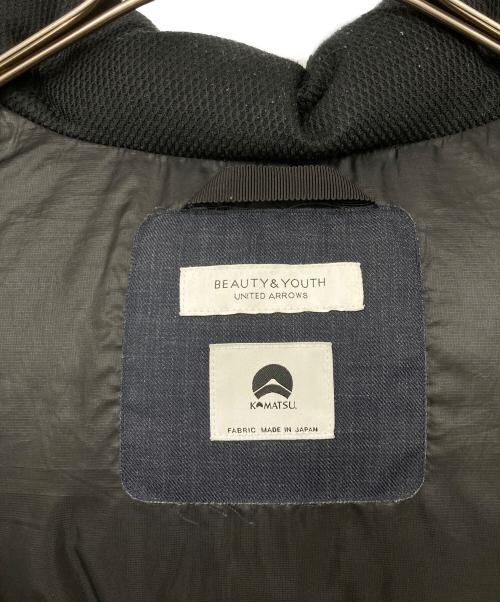 BEAUTY&YOUTH（ビューティーアンドユース）BEAUTY&YOUTH (ビューティーアンドユース) 小松マテーレTW ダウンジャケット ネイビー サイズ:Lの古着・服飾アイテム