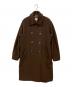 MaxMara（マックスマーラ）の古着「ウールカシミヤダブルコート」｜ブラウン