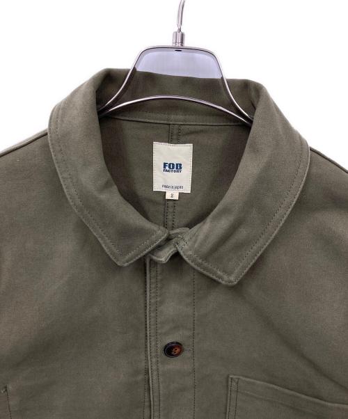 F.O.B FACTORY（エフオービー ファクトリー）F.O.B FACTORY (エフオービー ファクトリー) シャツジャケット カーキ サイズ:2の古着・服飾アイテム