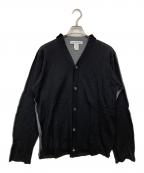 COMME des GARCONS SHIRTコムデギャルソンシャツ）の古着「カーディガン」｜ブラック