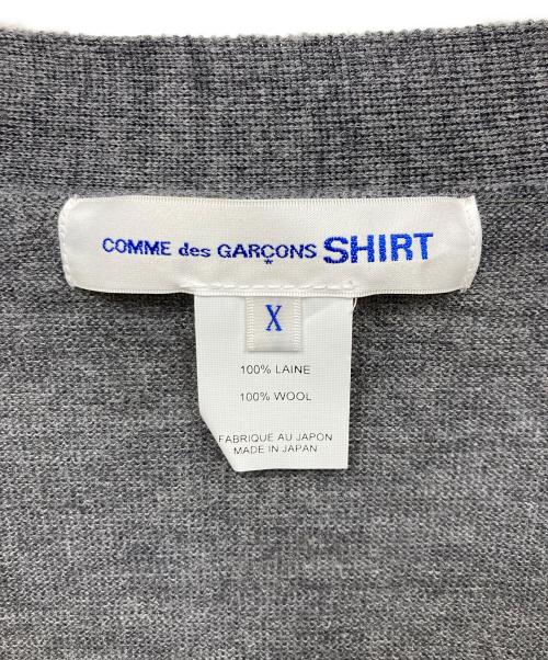 COMME des GARCONS SHIRT（コムデギャルソンシャツ）COMME des GARCONS SHIRT (コムデギャルソンシャツ) カーディガン ブラック サイズ:Xの古着・服飾アイテム