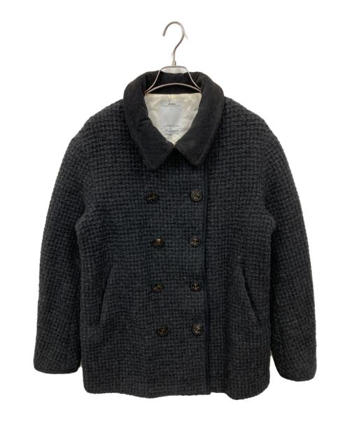 VISVIM（ビズビム）VISVIM (ビズビム) Pコート グレー サイズ:4の古着・服飾アイテム