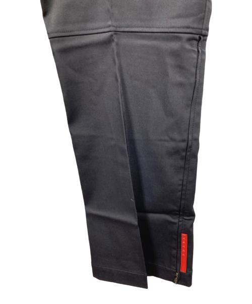 PRADA SPORTS（プラダスポーツ）PRADA SPORTS (プラダスポーツ) 裾ジップトラウザーパンツ ブラック サイズ:54の古着・服飾アイテム