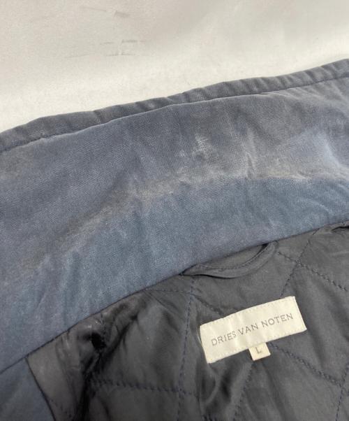 DRIES VAN NOTEN（ドリスヴァンノッテン）DRIES VAN NOTEN (ドリスヴァンノッテン) Pコート ネイビー サイズ:Lの古着・服飾アイテム